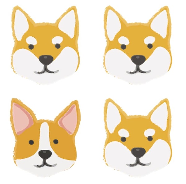 1. Начнем с самого простого и постепенно будем наращивать сложность. Где здесь лишняя мордочка?