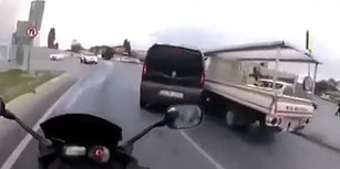 Kaostan Beslenen Motorcu: 'Abi Kavga Etsenize Kameraya Çekeyim'
