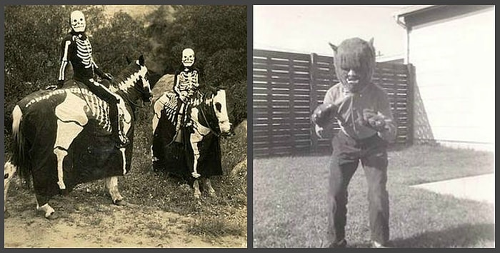 Когда костюмы на Хэллоуин действительно ужасны: наряды из прошлого, от которых мурашки по коже