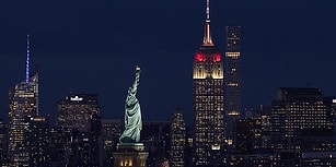 Cumhuriyetin 95. Yılı Onuruna: Empire State Binası Türk Bayrağı Renklerine Büründü