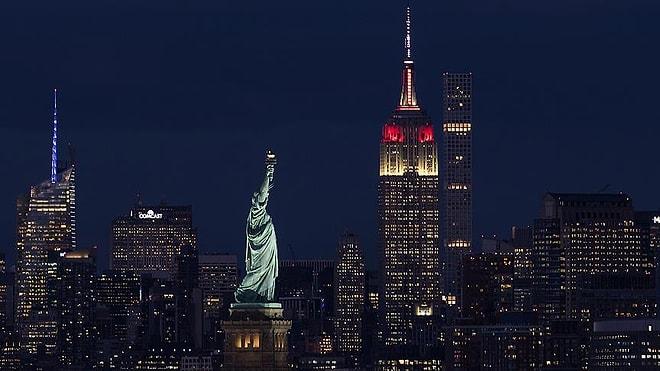 Cumhuriyetin 95. Yılı Onuruna: Empire State Binası Türk Bayrağı Renklerine Büründü