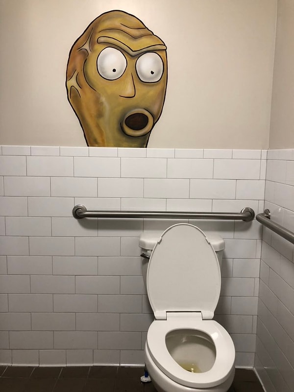 17. Даже думать не хочу, что это они собирались изобразить, но похоже на недоброжелательно настроенную фекалию