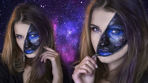 10. Макияж в виде расстёгнутого лица от Татьяны Владимировны: