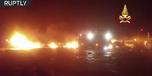 Buna Yürek Dayanmaz! Yüzlerce Maserati Alev Alev Yandı!