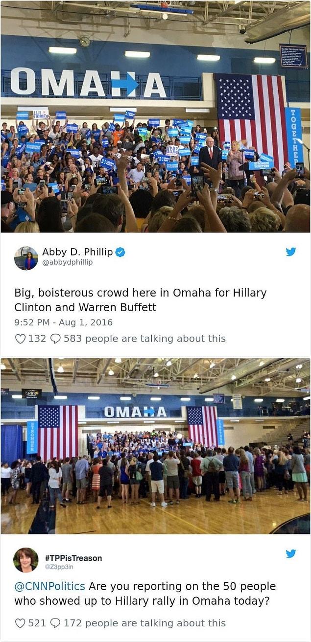 2. Hillary Rally in Omaha.