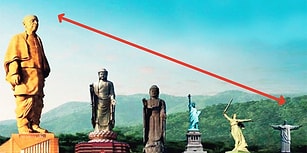 Özgürlük Anıtı'nın İki Katı! Heybeti ile Herkesi Şaşırtan Dünya'nın En Büyük Heykeli Hindistan'da Yapıldı!