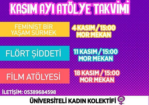 İstanbul feminizm atölyeleri programı