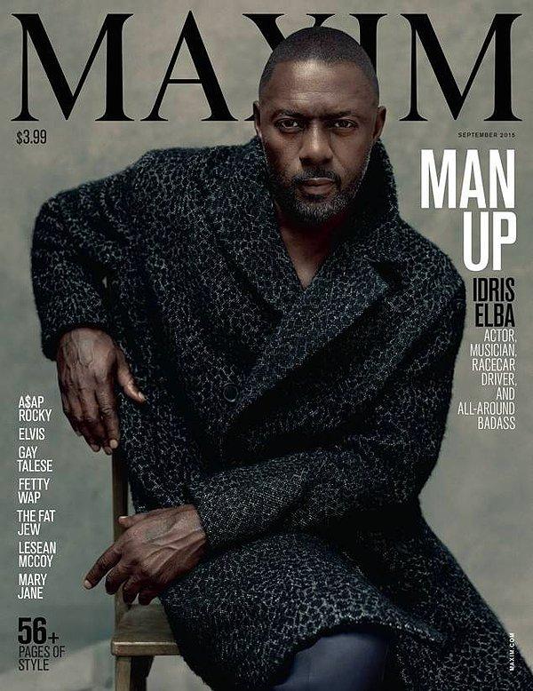 Maxim dergisinin kapağında yer alan tek erkek olduğunu da söylemeden geçmeyelim.