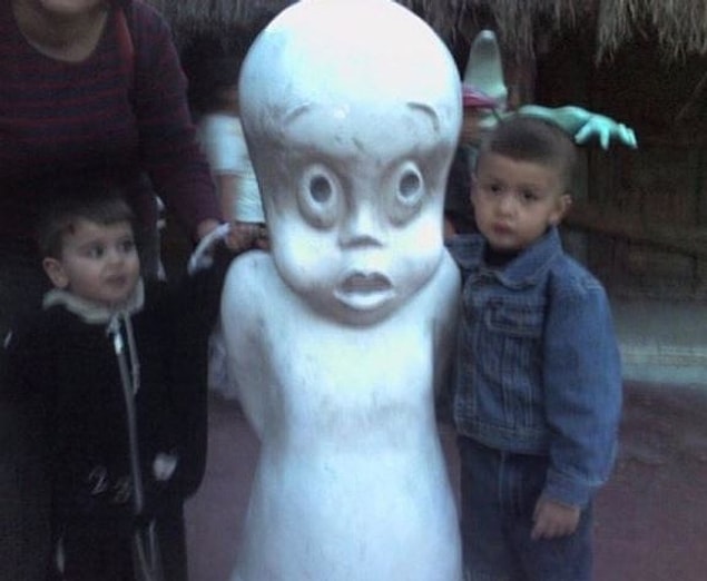 6. Hayalet Casper şaşkın. :)