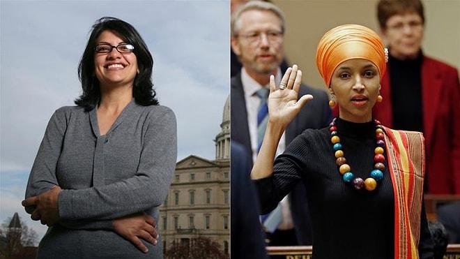 ABD Tarihinde İlk: İki Müslüman Kadın Rashida Tlaib ve Ilhan Omar Temsilciler Meclisi'ne Girdi