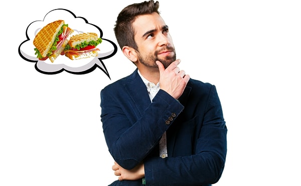 1. Что приходит вам на ум, когда вы слышите слово "сэндвич"?