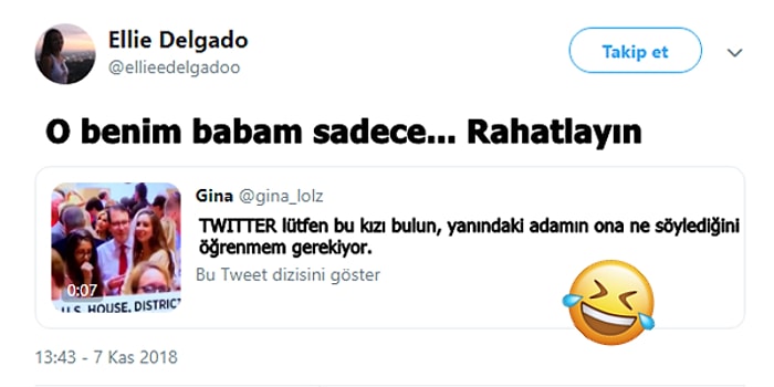 Amerika'daki Ara Seçimler Sırasında Ekranlarda Gördüğü Kızı Twitter'da Bulmaya Çalışan Genç ve Ona Gelen Komik Cevaplar