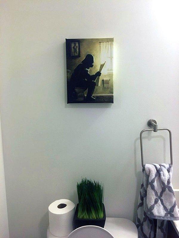 11. "Eşimin tuvaleti dekore etmesine izin verdim."
