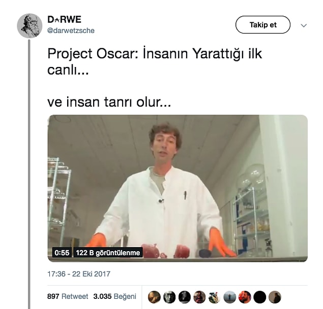 3. "Videonun laboratuvar ortamında üretilen ilk canlı vücut parçalarını gösterdiği iddiası."