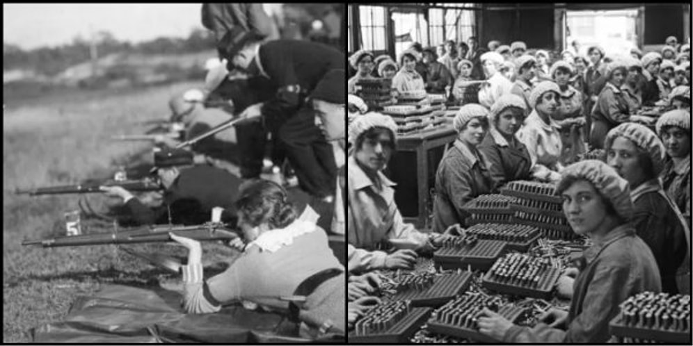 Kadının Gücü! 1. Dünya Savaşı'nda Önemli Roller Oynayan Amerikalı ve Avrupalı Emekçi Kadınlar
