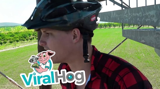 Как дрон-воришка стащил велосипед у спортсмена