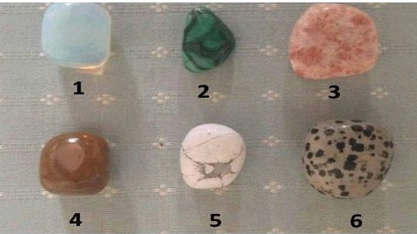 Внимательно посмотрите на картинку и нажмите на номер кристалла, который пришелся вам по душе: