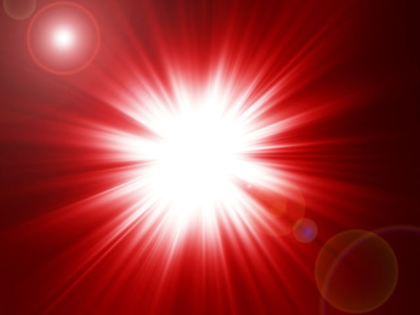 Пылающий красный