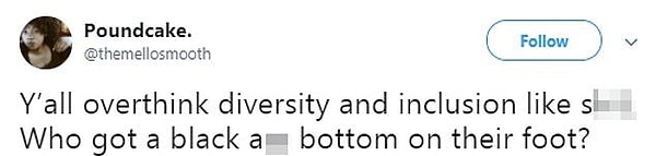 "Вы слишком переусердствовали с этим многообразием! У кого может быть черная подошва?"
