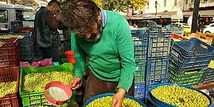Röportaj Yaptığı Sırada Paçası Tutuşan Pazarcı