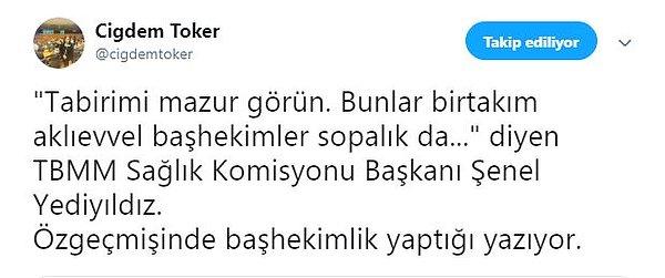 AKP'li Yediyıldız'ın sözlerine sosyal medyada tepki gösterildi...