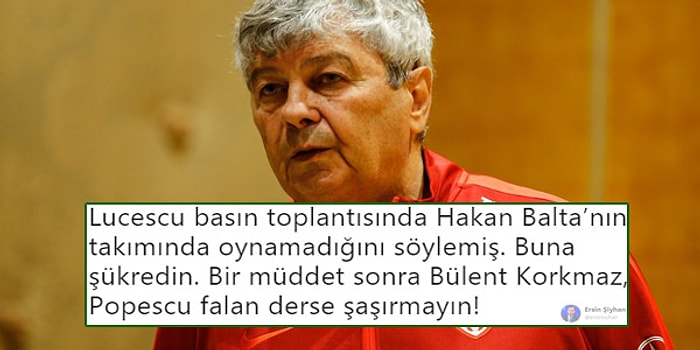 Futbolu Bırakan Hakan Balta'nın Olmayışına Serzenişte Bulunan Lucescu Sosyal Medyanın Gündeminde