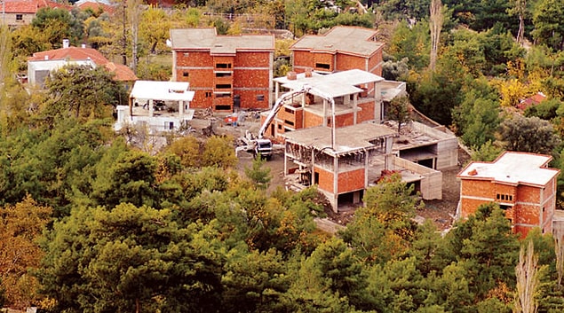 İmar barışının ardından Kaş'ta 500'e yakın villa inşaatı başladı