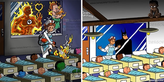 "Süper Kahramanların Çocukları Olsaydı Nasıl Olurdu?" Sorusunun Cevabı Bu Çizimlerde Gizli