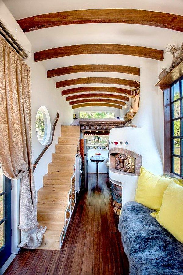 19. Bir karavandan ilham alınarak tasarlanmış bu ev sizce de hoş değil mi?