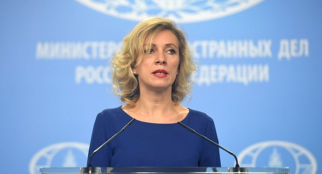 Dışişleri Bakanlığı Sözcüsü Zaharova: 'Haydut metodu ile önce provokasyon, sonra zorlayıcı baskı, ardından da saldırganlık suçlaması'
