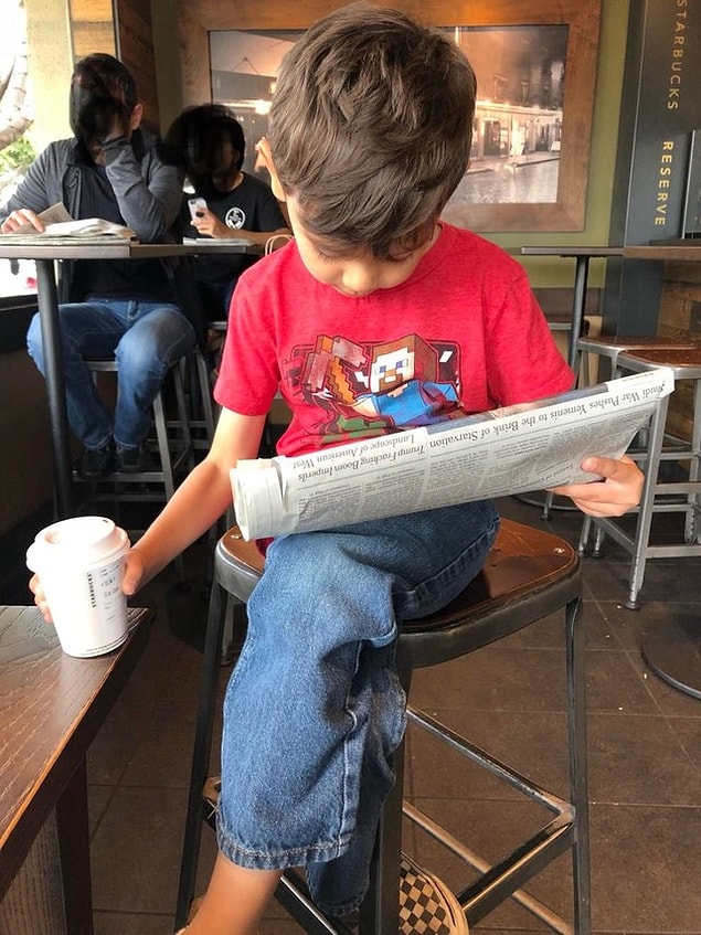 12. “I just found out that my son is a 50-year-old man stuck in a 7-year-old’s body.”