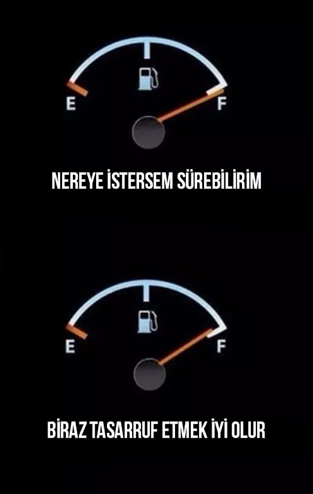 15. Benzin hepimizin yarası.