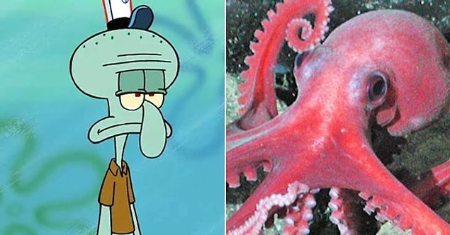 19. Squidward – “SpongeBob SquarePants” / Octopus