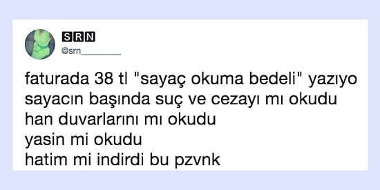 Yüksek Gelen Faturalara Haklı İsyanını Dile Getiren Vatandaş Paylaşımları