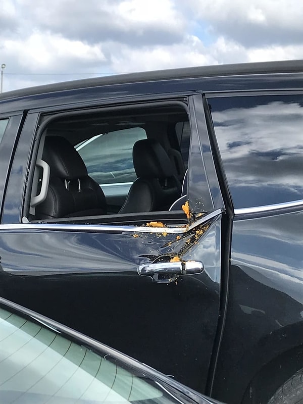 5. Вот так прилетело тыквой...