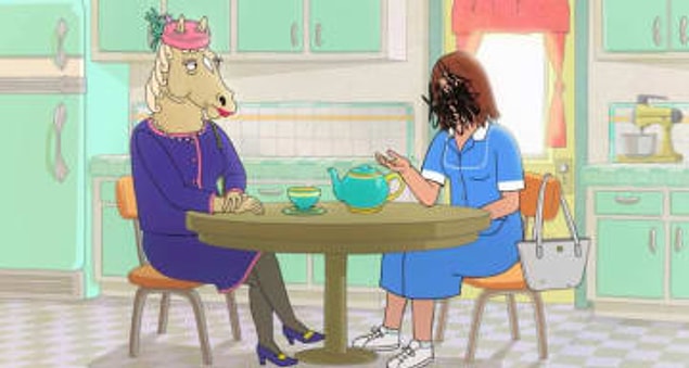 14. BoJack Horseman'in annesinin hikayesini öğrendiğimiz o sahne...