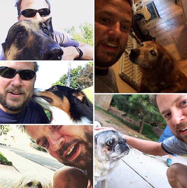 13. “Kocam karşılaştığı her köpekle bir selfie çeker.”