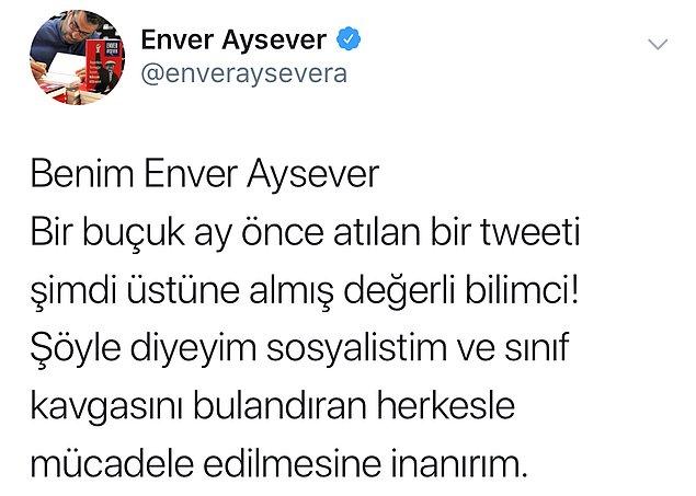 Demirtaş'ın 'Enver Aysever kim?' tweetine Aysever'den yanıt gecikmedi.