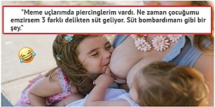 Çocuğunu Emzirirken Yaşadıkları En Komik Anları İnternet Üzerinden Paylaşan Anneler