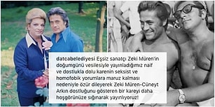 Zeki Müren'in Cüneyt Arkın'la Fotoğrafına Gelen 'Homofobik' Yorumlara Datça Belediyesi'nden Kapak Gibi Cevap!