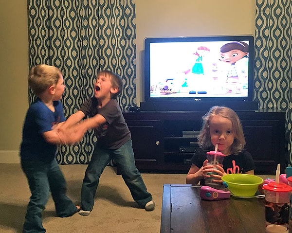 20. Обычная картина в многодетной семье.