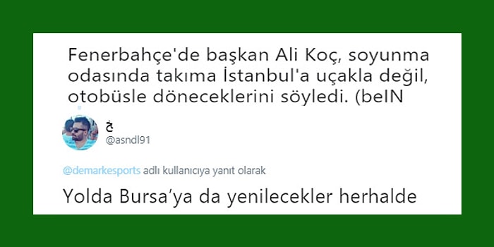 Ali Koç'un Futbolculara Verdiği Otobüs Cezasına Goygoy Yapmayı İhmal Etmemiş 17 Kişi