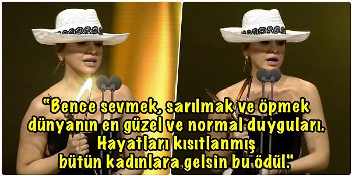 45. Altın Kelebek Ödül Töreninde Hadise'nin Yasaklanan "Sıfır Tolerans" Klibiyle İlgili Konuşması Olay Oldu!