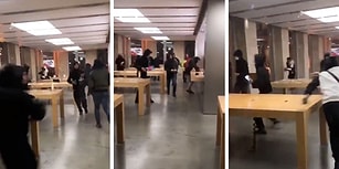 Fransa'da 'Sarı Yelekliler' Eylemleri Sırasında Apple Mağazası Yağmalandı!