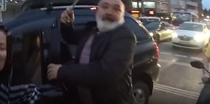 'Bekleyemiyorsun Değil mi?': Kırmızı Işıkta Geçip, Motorcuya Saldıran Karı-Koca