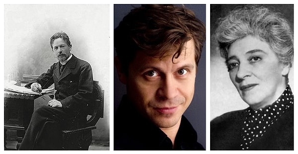 9. Писатель Антон Чехов, актер Павел Деревянко, актриса Фаина Раневская