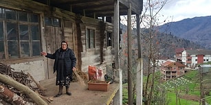 Rize'de Zemini Kayan Köyün Sakinleri Korku İçinde: 'Bastığım Yer Çöküyor'