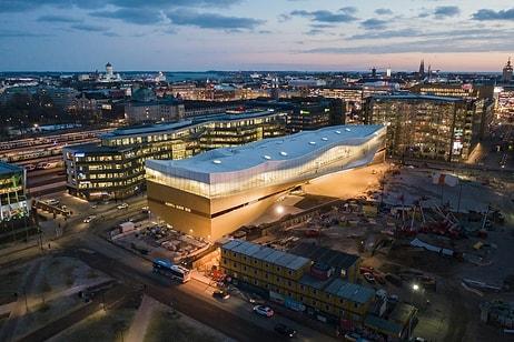 98 Milyon Euro'ya Mal Olan Finlandiya Halk Kütüphanesi Görenleri Büyülüyor!