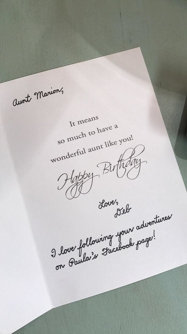 16. Приглашение, написаное от руки. Так мило!