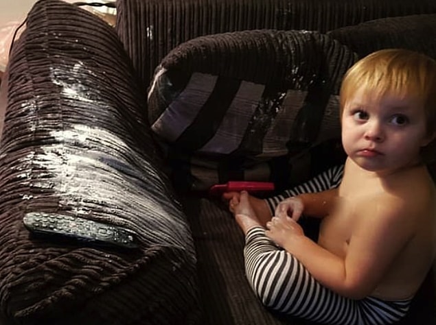 7. "Painting the sofa with Sudocrem? Let's do this!"